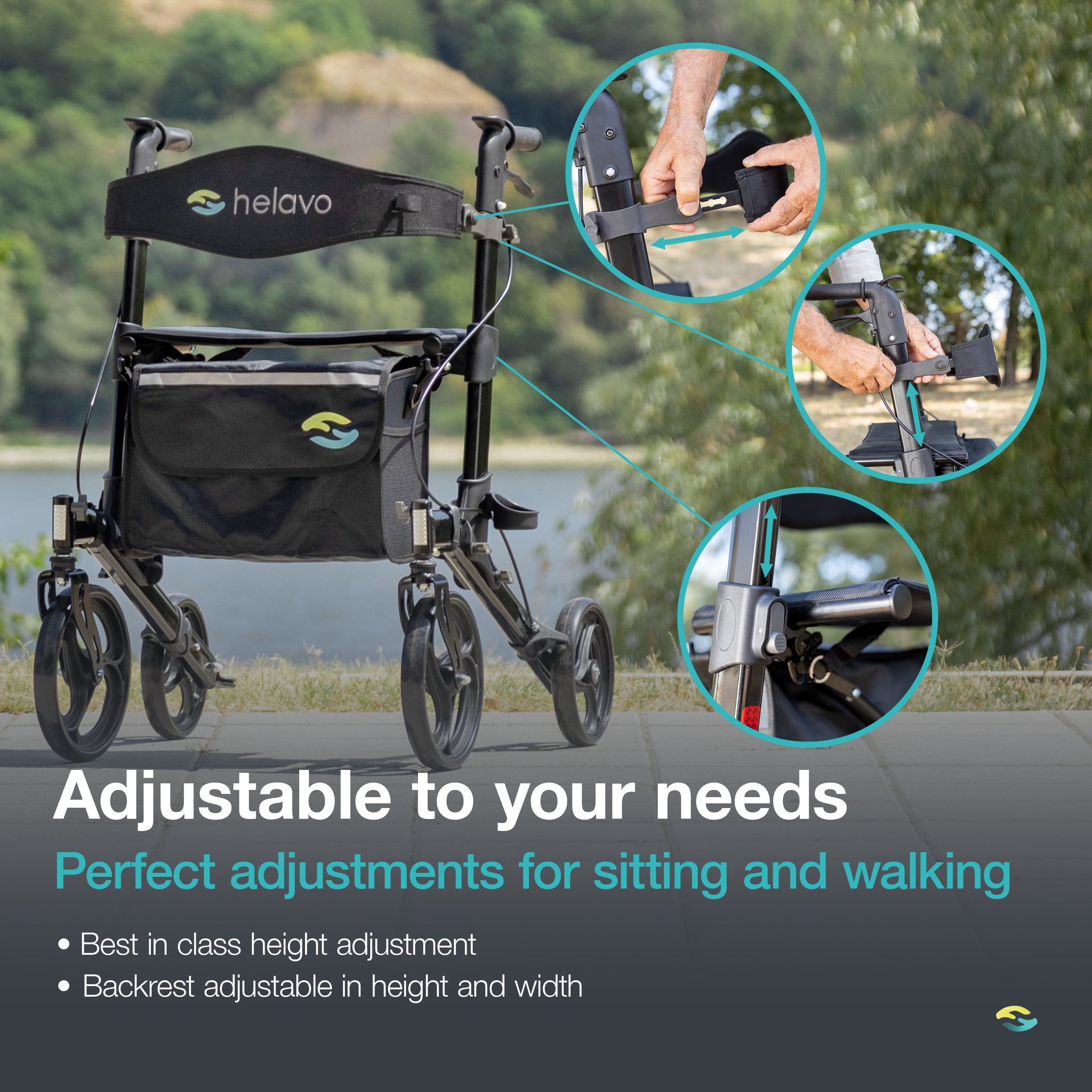 Allround Premium Rollator H1020 Black