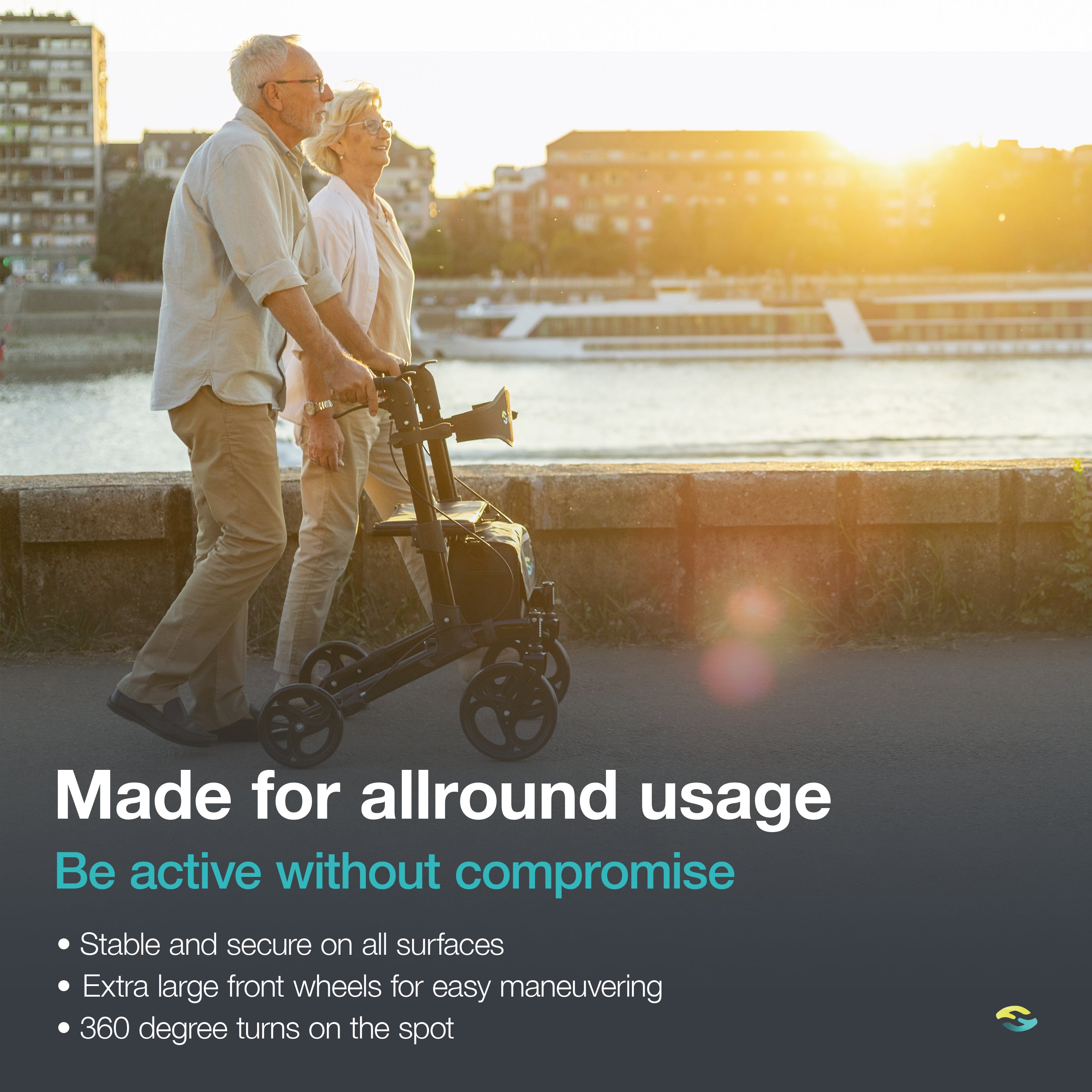 Allround Premium Rollator H1020 Black