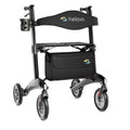 Carbon Ultralight Rollator Walker, 300 lb Capacity, 12.3 lbs (H1210)