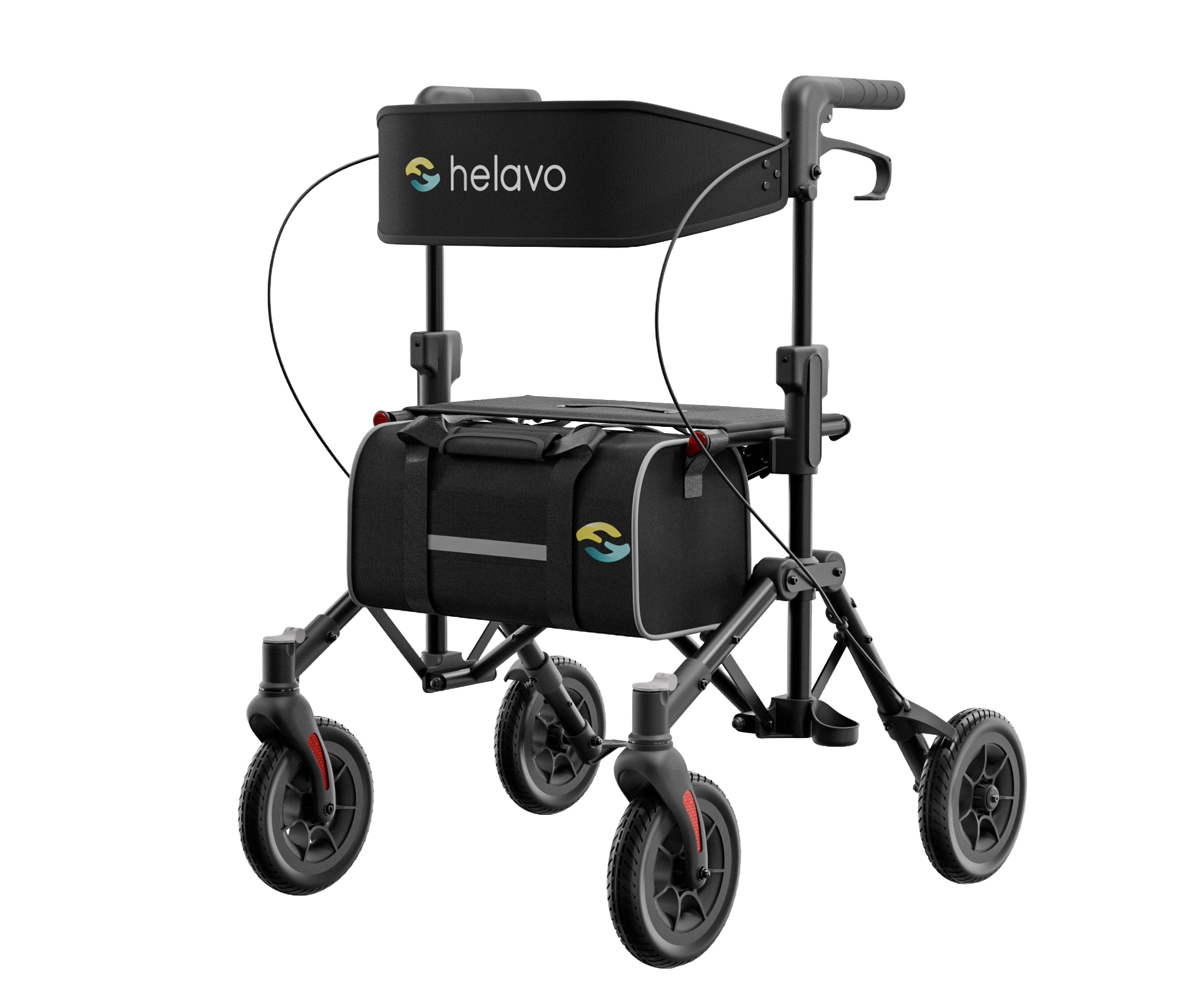 Travel Rollator Walker – Compact, Foldable, with Seat & Bag