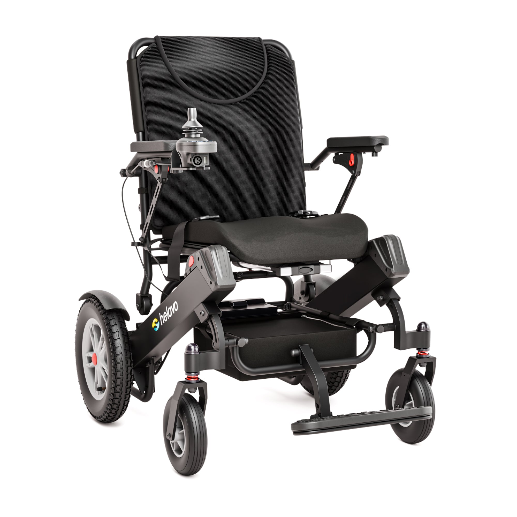All-Terrain Electric Wheelchair, 19-Mile Range, 2 Li-Ion Batteries (H2010)