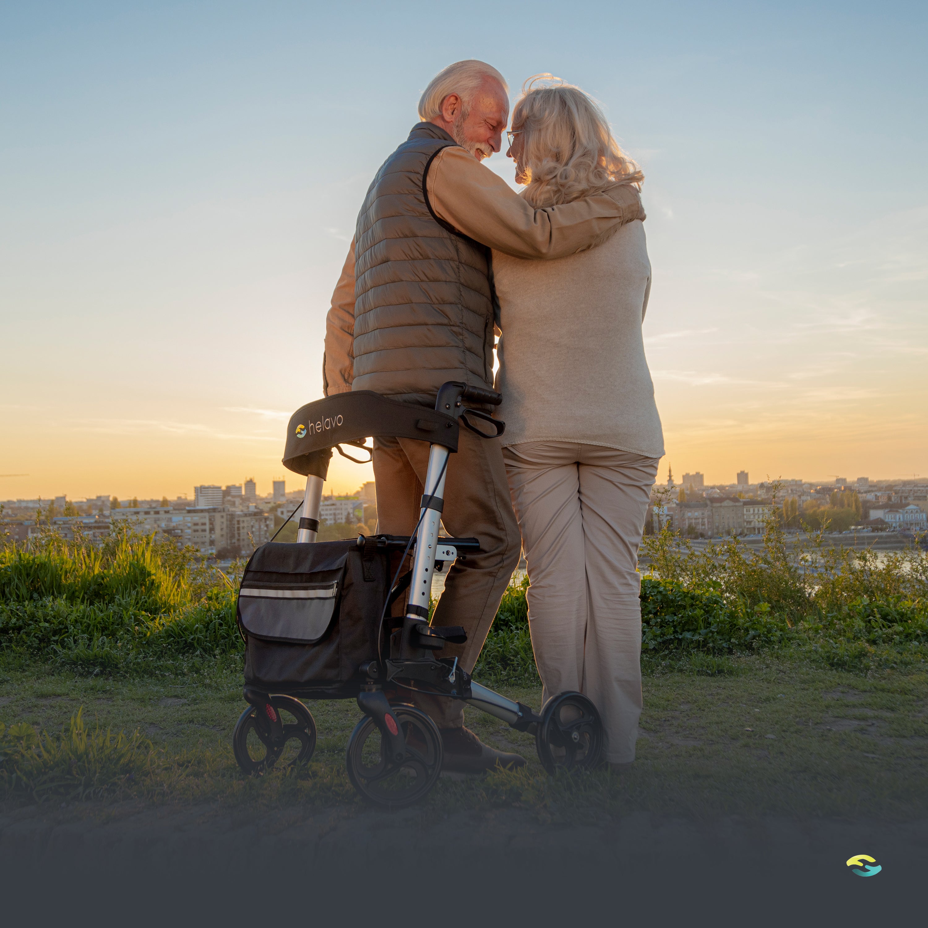 All-round foldable standard rollator H1010 Series