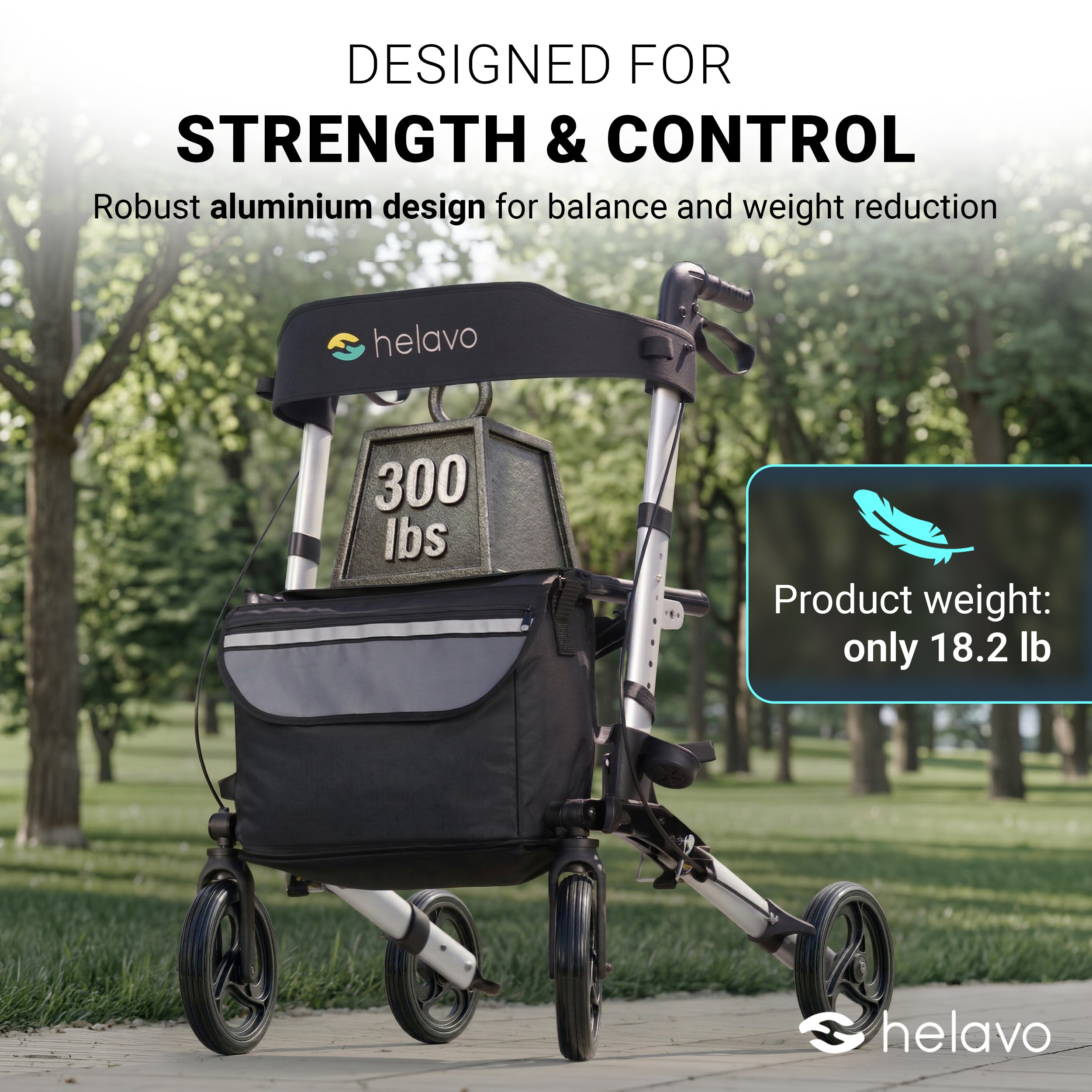 All-round foldable standard rollator H1010 Series