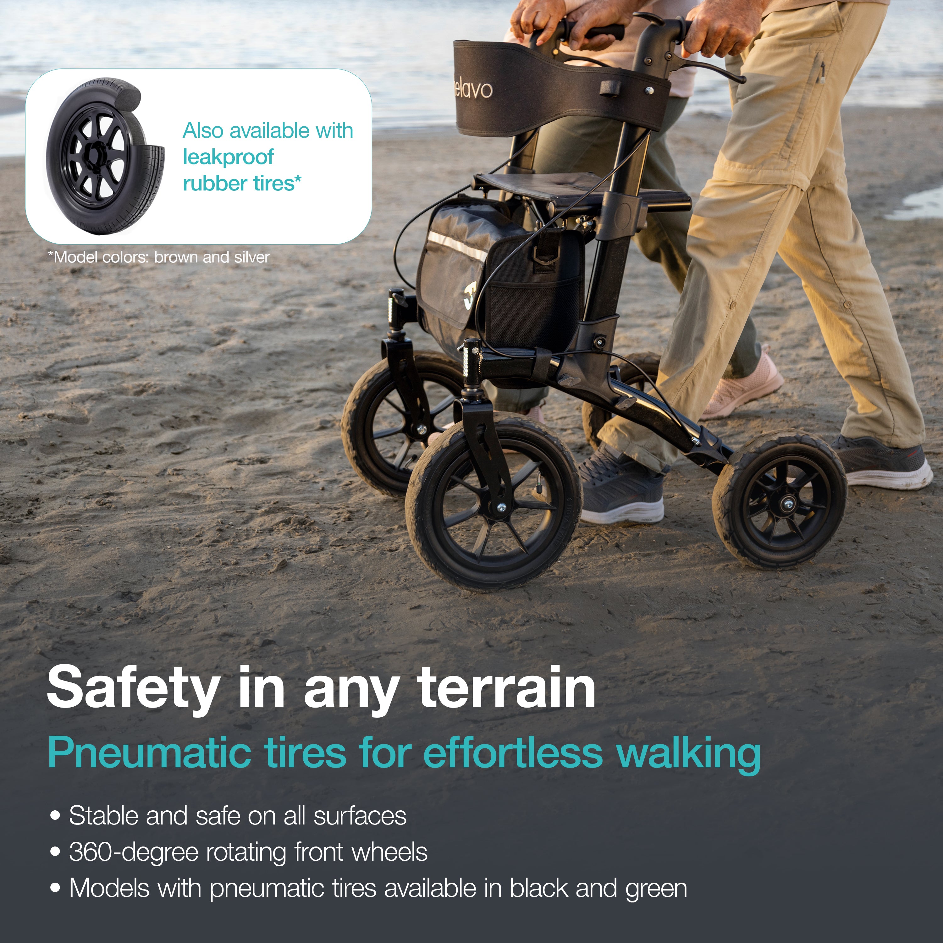 Outdoor Walker Pneumatic Tires H1040 Series