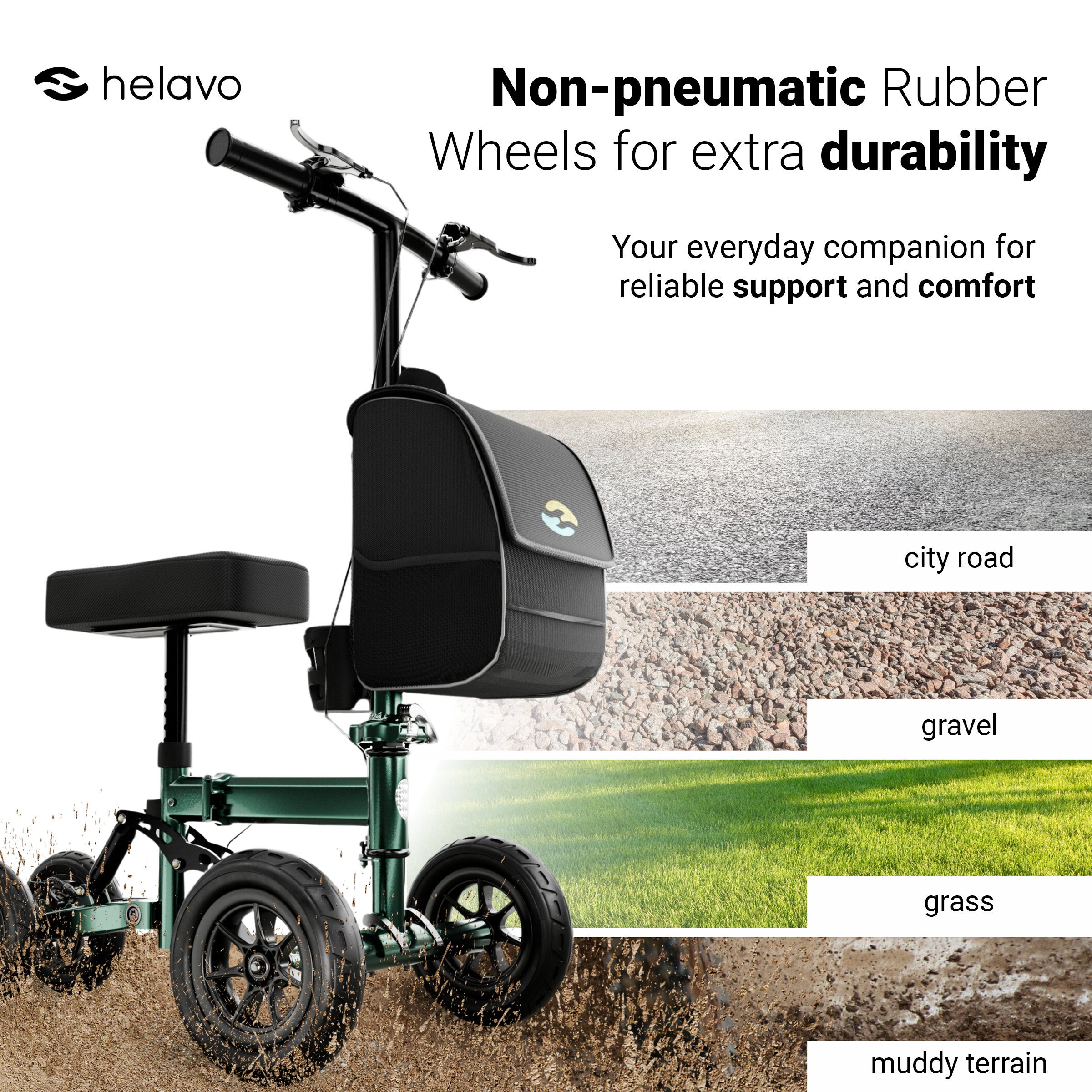 All-Terrain Knee Walker – 350 lbs Capacity