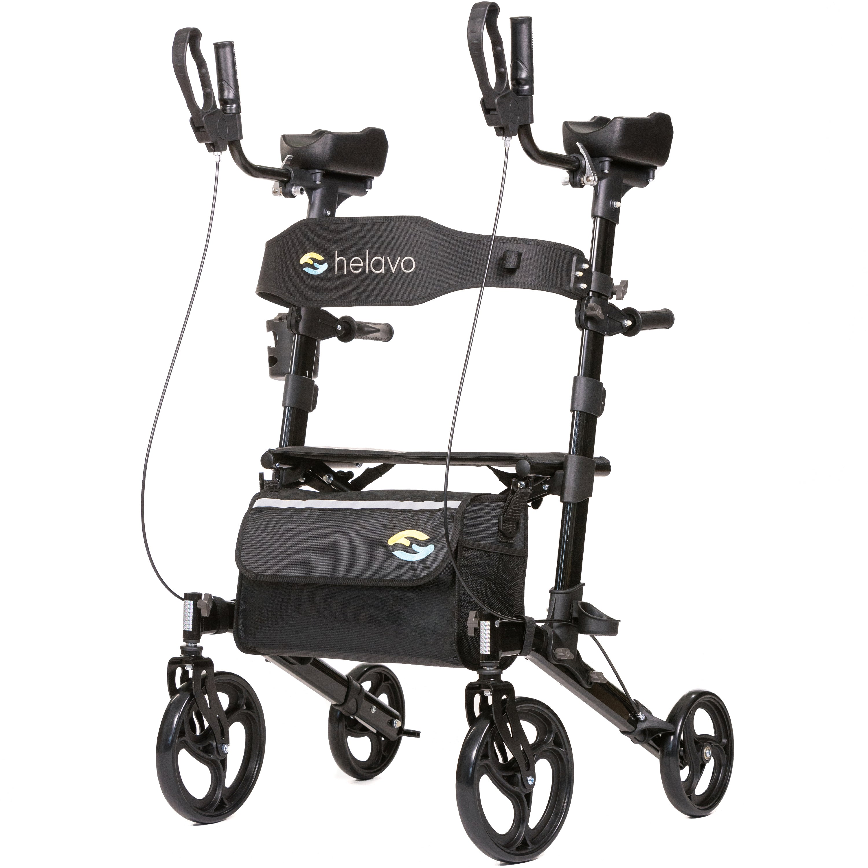 Arthritis Rollator with Padded Armrests H1060 Black