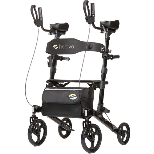 Arthritis Rollator with Padded Armrests H1060 Black
