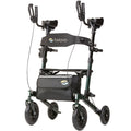 Outdoor Arthritis Rollator with Puncture-Proof Solid Rubber Tires H1160 Green