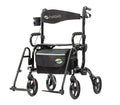 2 in 1 Rollator & Wheelchair Combo H1070 Black