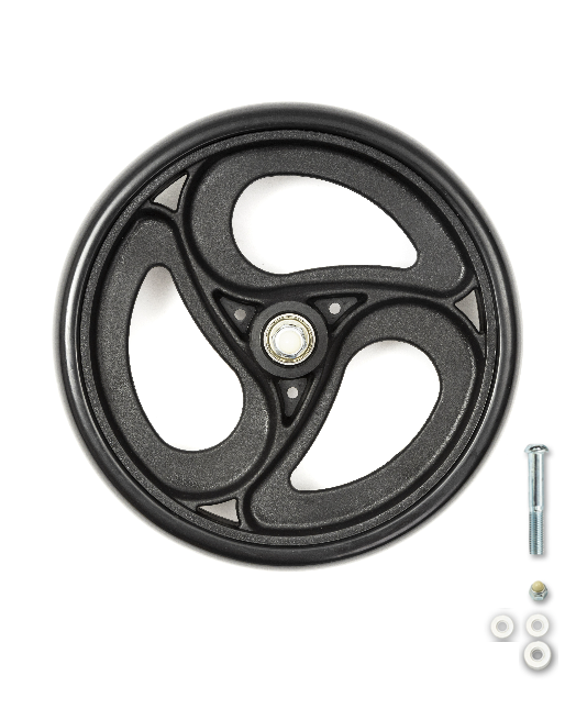 Spare part: Rear wheel for Helavo H1010, H1020, H1050, H1060 and H1070 rollator series
