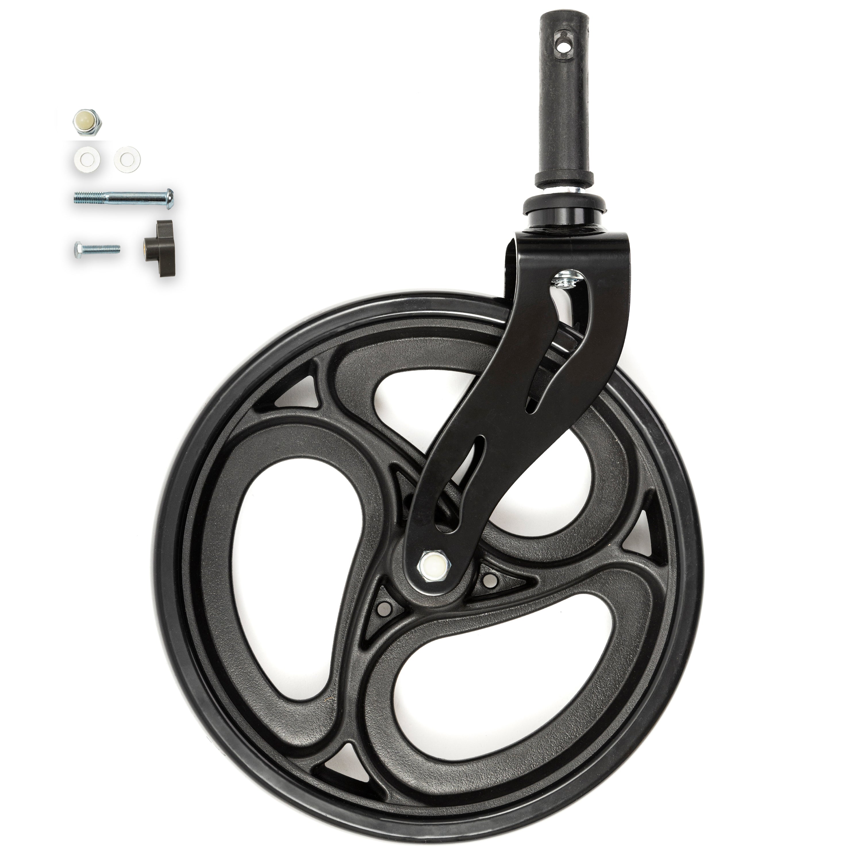Spare part: Front wheel for Helavo H1020 and H1060 rollator series