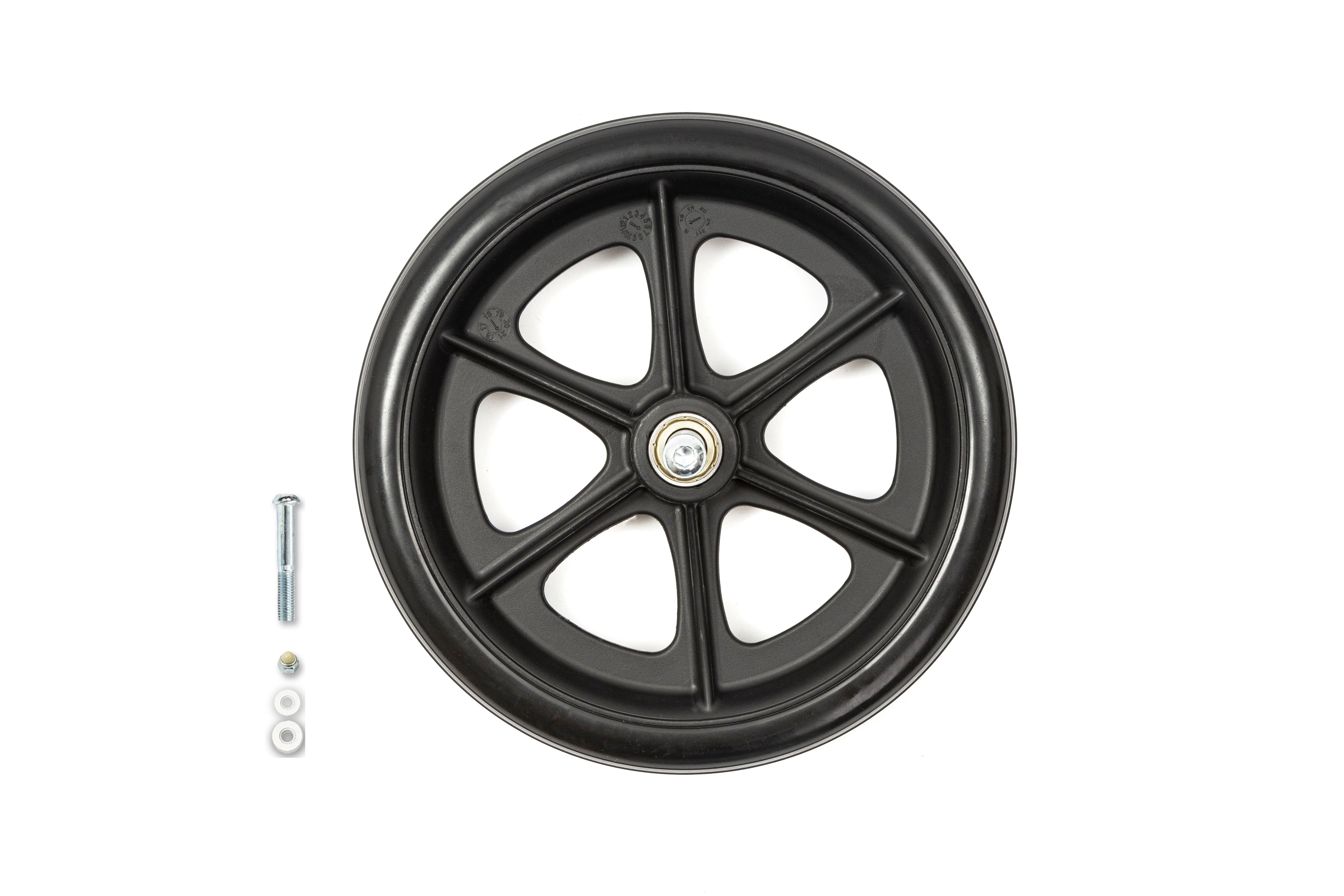 Spare part: Rear wheel for Helavo H1030 rollator series