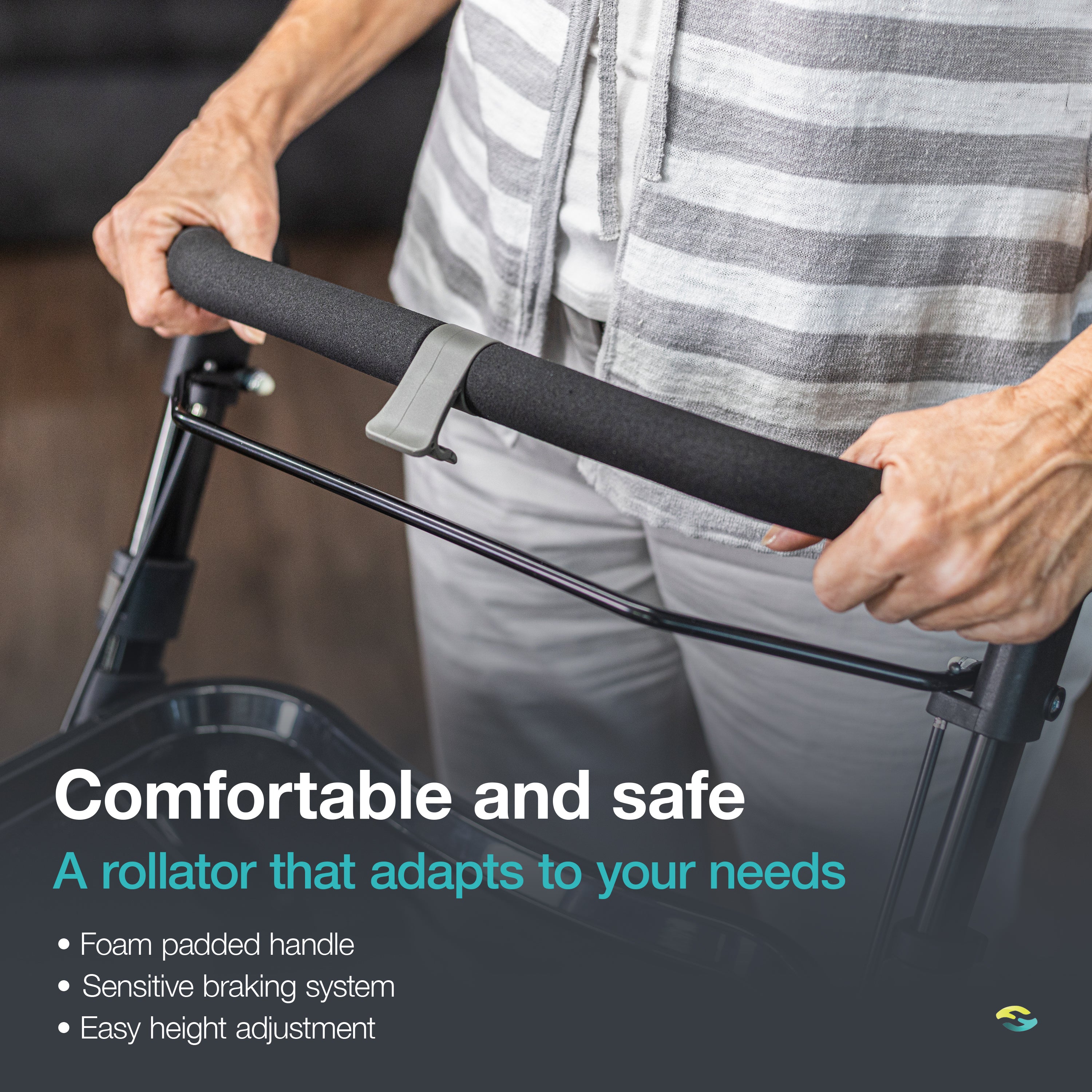 Narrow Indoor Rollator Walker H1030 Series