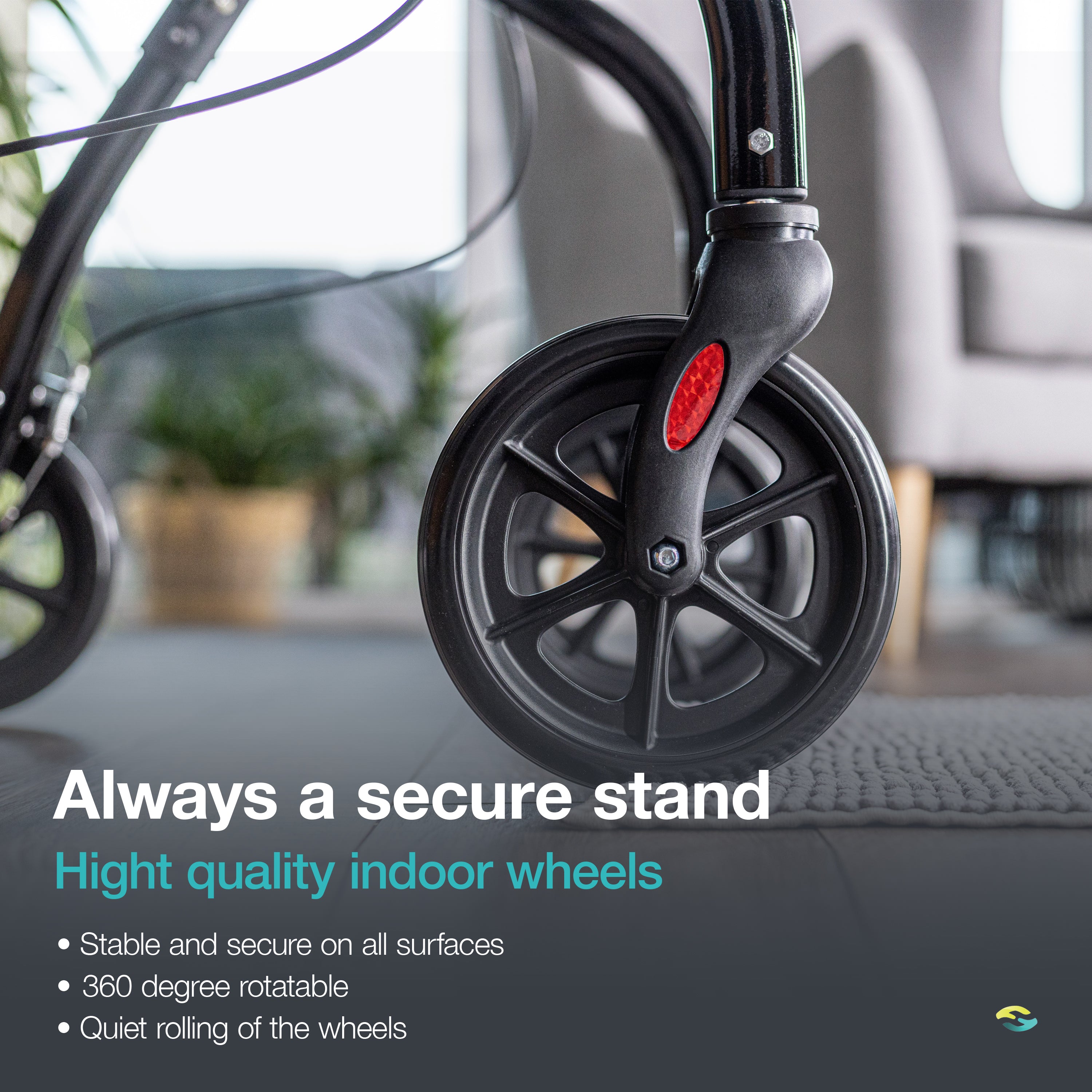 Narrow Indoor Rollator Walker H1030 Series
