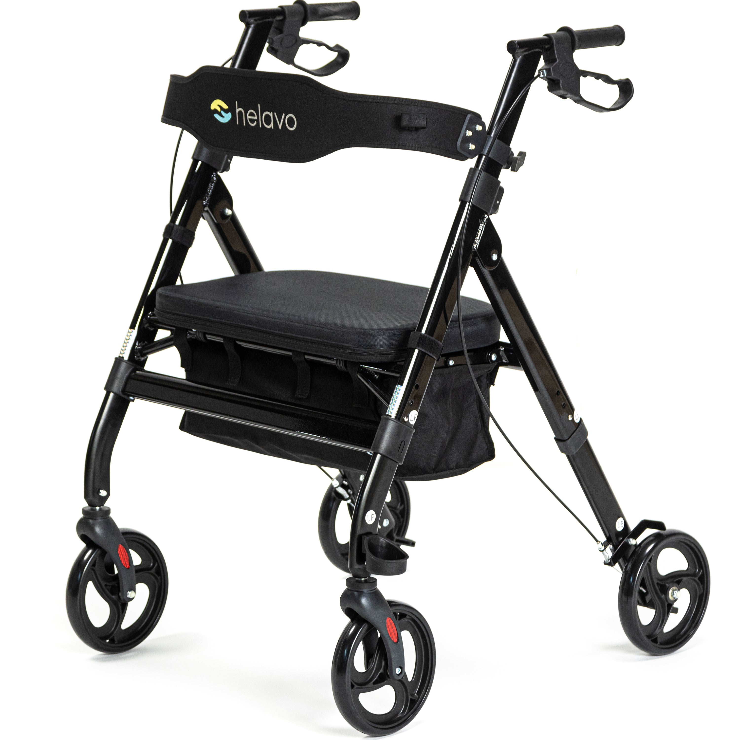 Heavy-duty rollator extra wide H1050 black