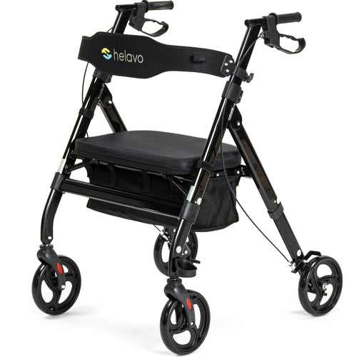 Heavy-duty rollator extra wide H1050 black